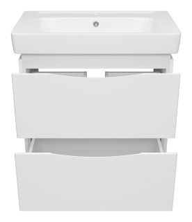 Напольная тумба под раковину Misty Венера 80см белый